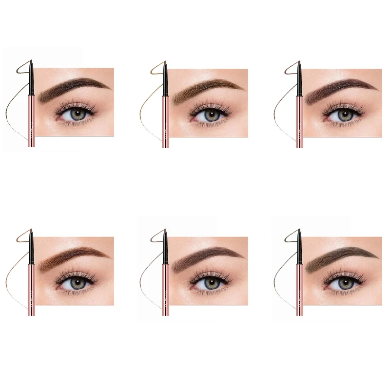 Small For Triangle Pen Tip Brow Definer Waterproof Fine Mechanical Pencil Dual For Head Wit