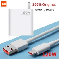 120w xiaomi charger dy 12 ed 4500mah fast charge 6a type c cable for original xiaomi 10 11 redmi note 9 10 laptop