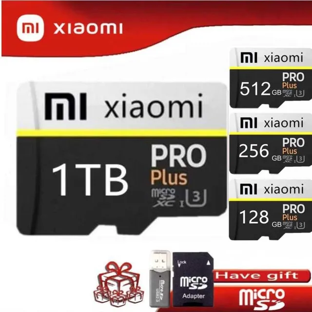 XIAOMI Memory Card 512GB 256GB 128GB 64GB 32GB 16GB Flash Class 10 TF SD Card Micro 1TB SD Card For Games Smartphone Adapter 5