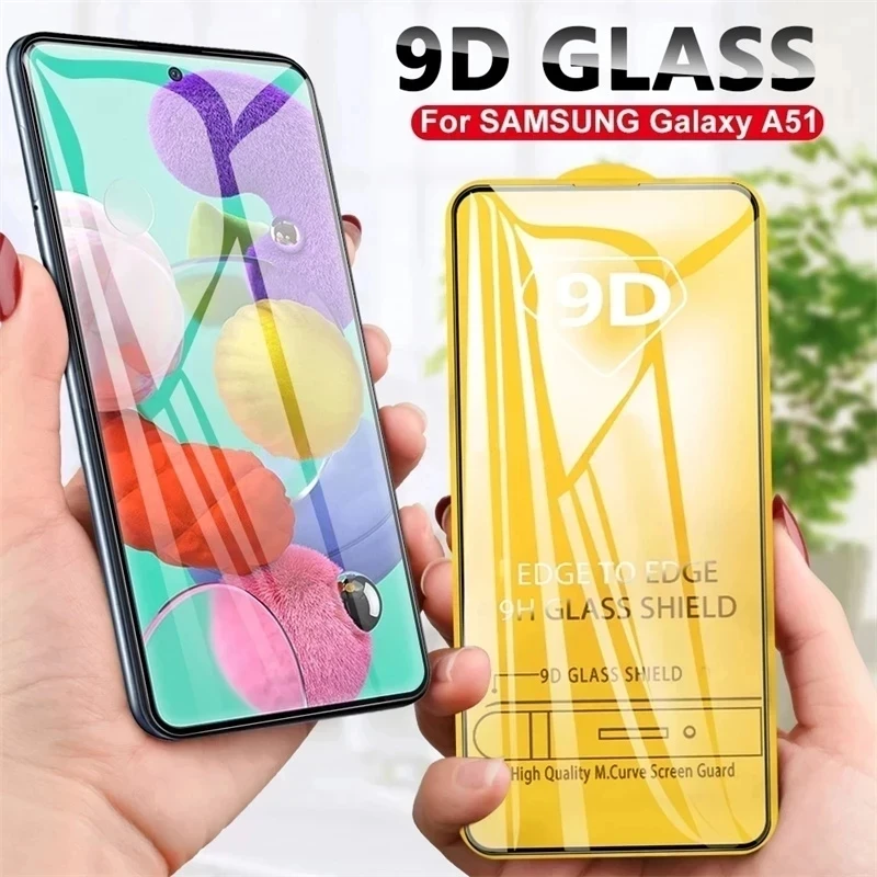 

9D Tempered Glass for Samsung S21 S22 Plus S20 FE A21S A22 A32 A33 A50 A51 A52 A52S A53 A54 A60 A70 A71 A72 A73 Screen Protector