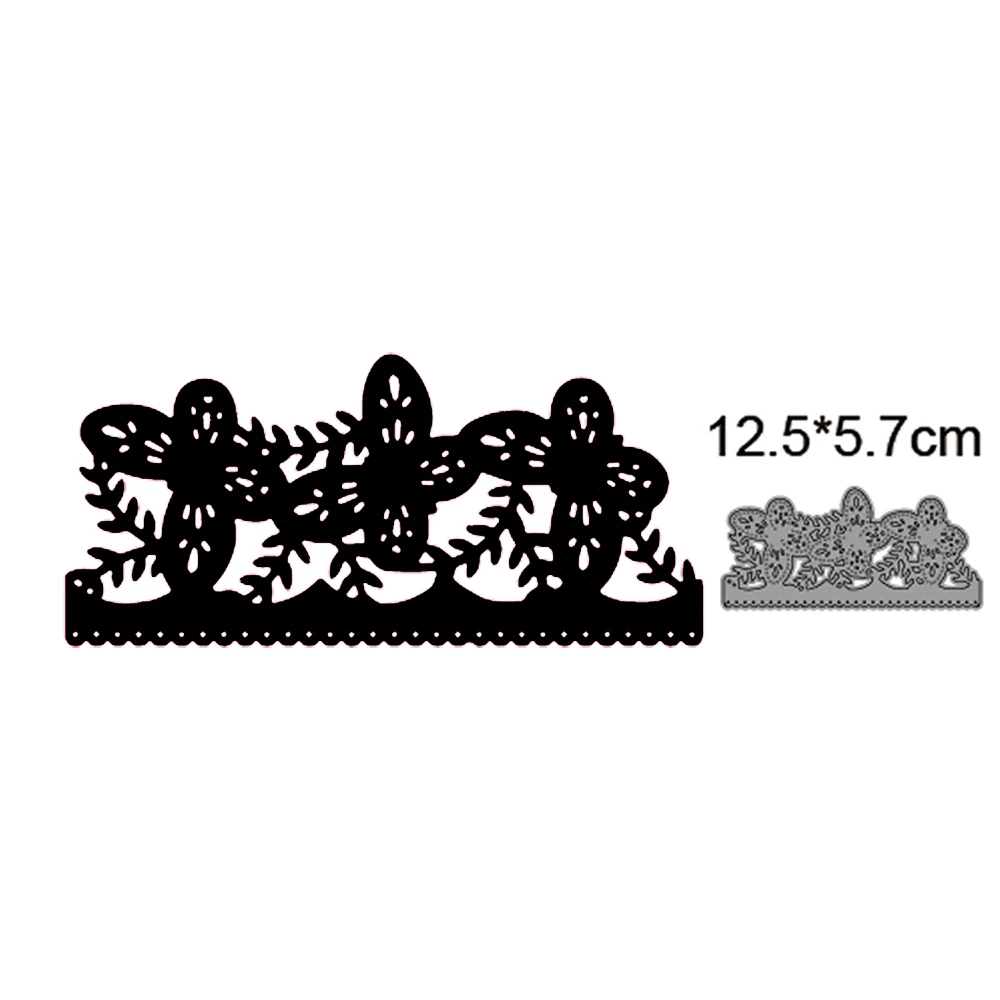 

Butterfly Among Flowers Metal Cutting Dies Decoration Scrapbooking Paper Craft Knife Mould Blade Punch Stencils Embossing Art