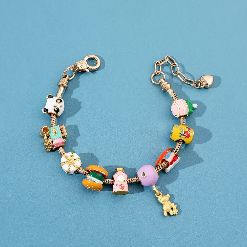 Забавный мультяшный браслет сделай сам Для женщин Y2K ручные аксессуары