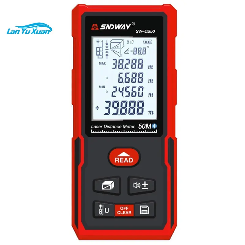 

SDV SW-DB50 laser rangefinder CAD automatic drawing to export high-precision electronic ruler of rangefinder measuring room