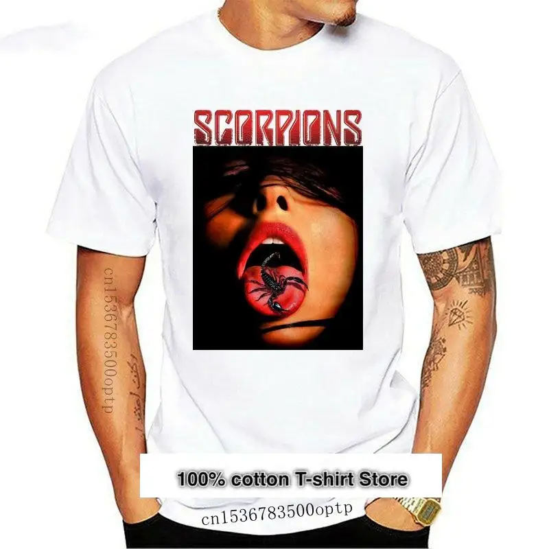 

Camiseta с изображением эскорпиона и lengua de Escort pion, camiseta de S-XXL, банда из металла, nueva