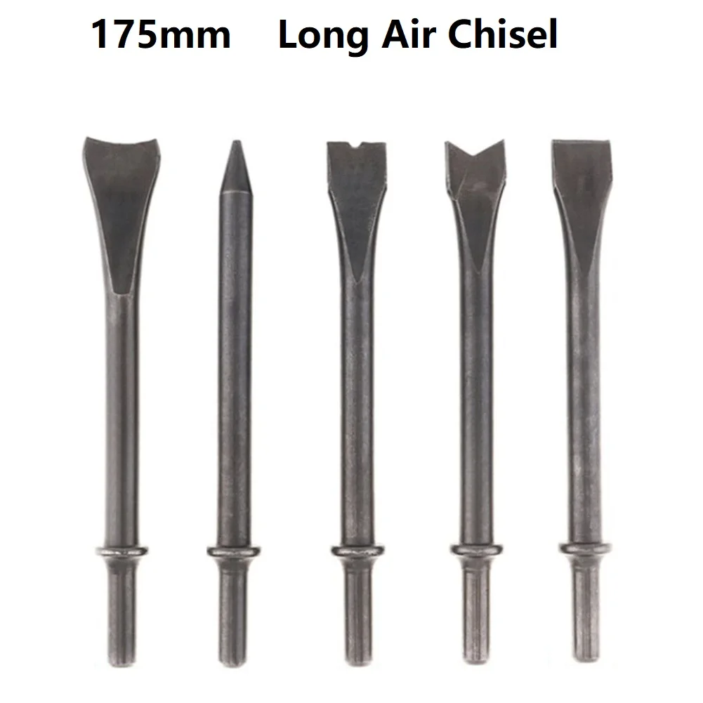

175mm Chisel Round Handle Steel Standard 401 Shank 190 Type Air Shovel Air Hammers Rusting Removal
