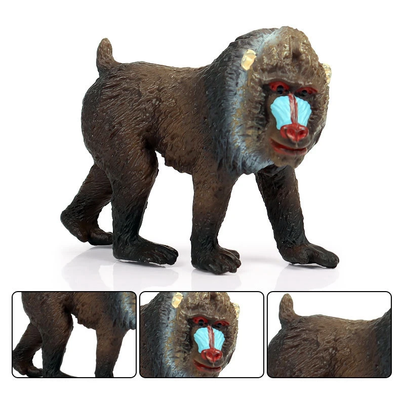 ПВХ Модель диких животных имитация обезьяны орангутан готовые товары коллекция