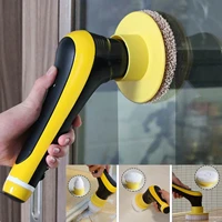 10 in 1 Electric Cleaning Brush Kit Clean Scrubber Cleaning Tools Bathroom Tile Floor Tub Shower Kitchen Care Washing Cleaning