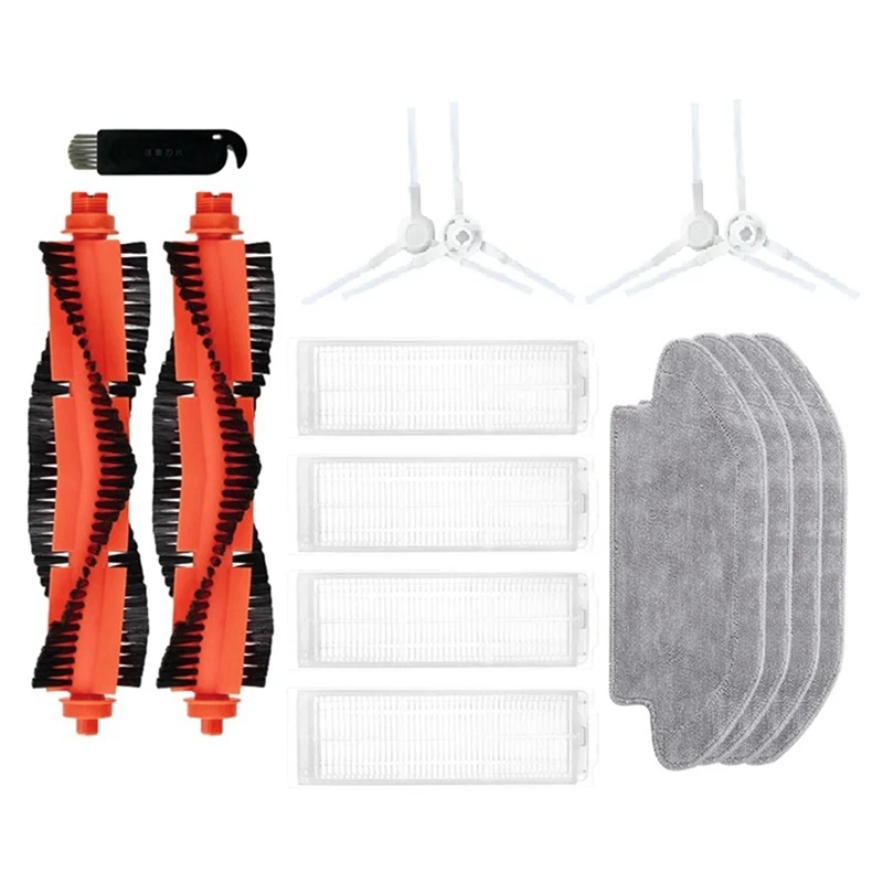 

For Xiaomi Mijia Robot Vacuum STYJ02YM/3C/B106CN Replacement Main Brush Side Brush Hepa Filter Mop Cloths