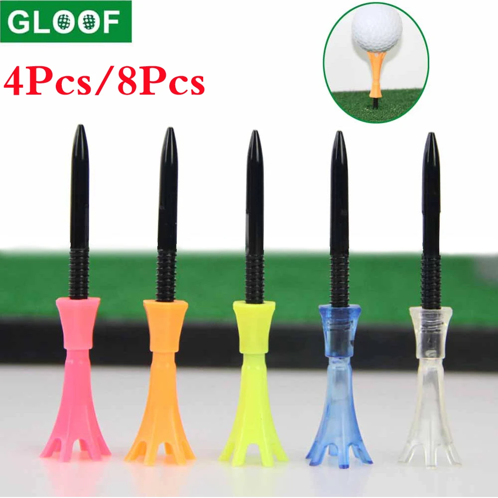 

Спортивные футболки для гольфа GLOOF, небьющаяся пластиковая, 80 мм, многоразовая, 4/8 шт., гибкая футболка для мужчин и женщин, Тренировочный Наб...