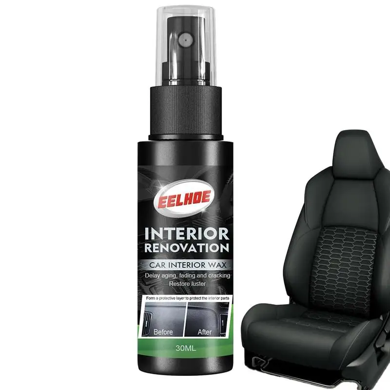 Refurbish Cleaner Agent Auto Leather Refurbishment Spray Long Lasting Shine Protection