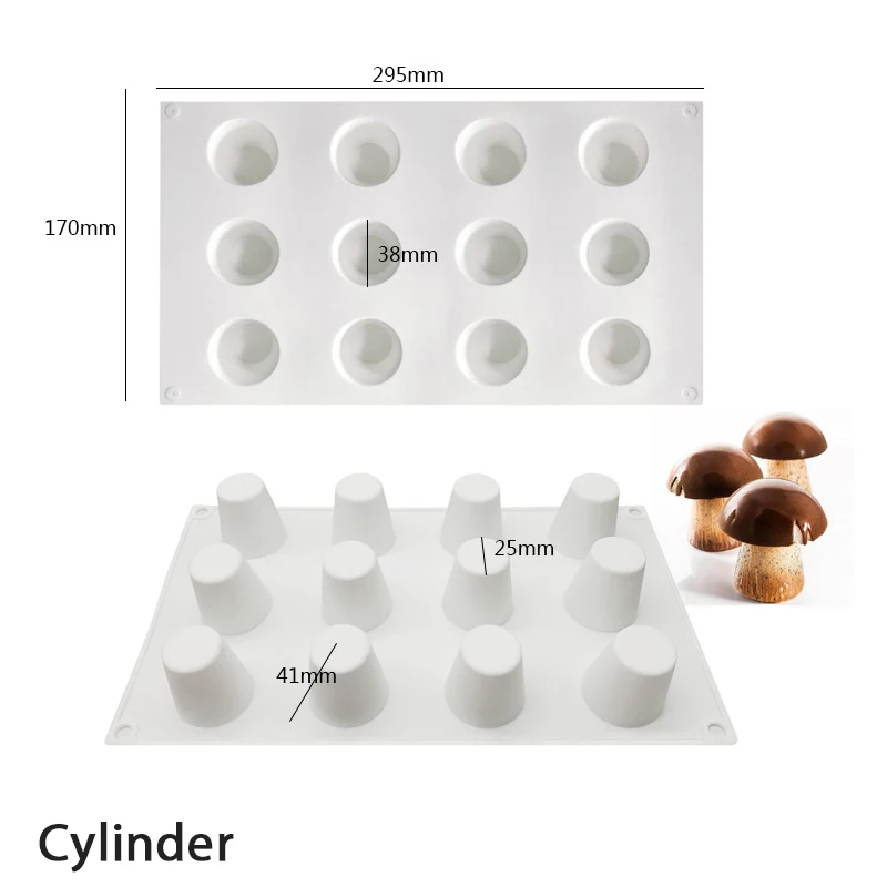 Silicone Mushroom Cake Mold JETTING