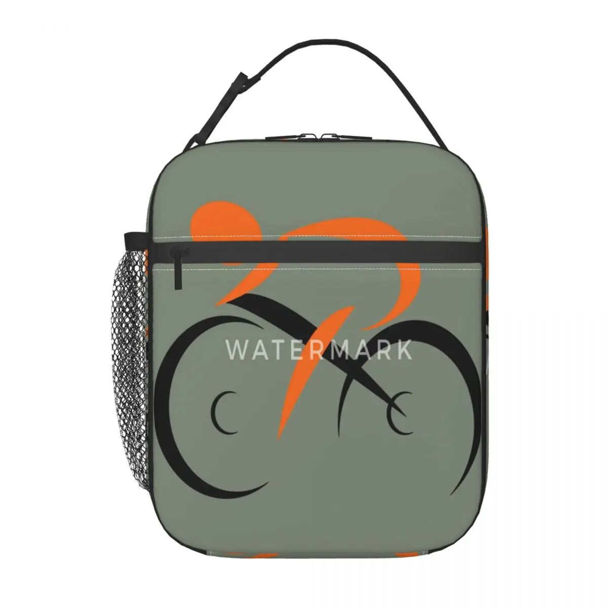 

Велосипедная Органическая сумка для ланча в стиле ретро из ткани Оксфорд, Повседневная изолированная сумка для ланча в разных стилях