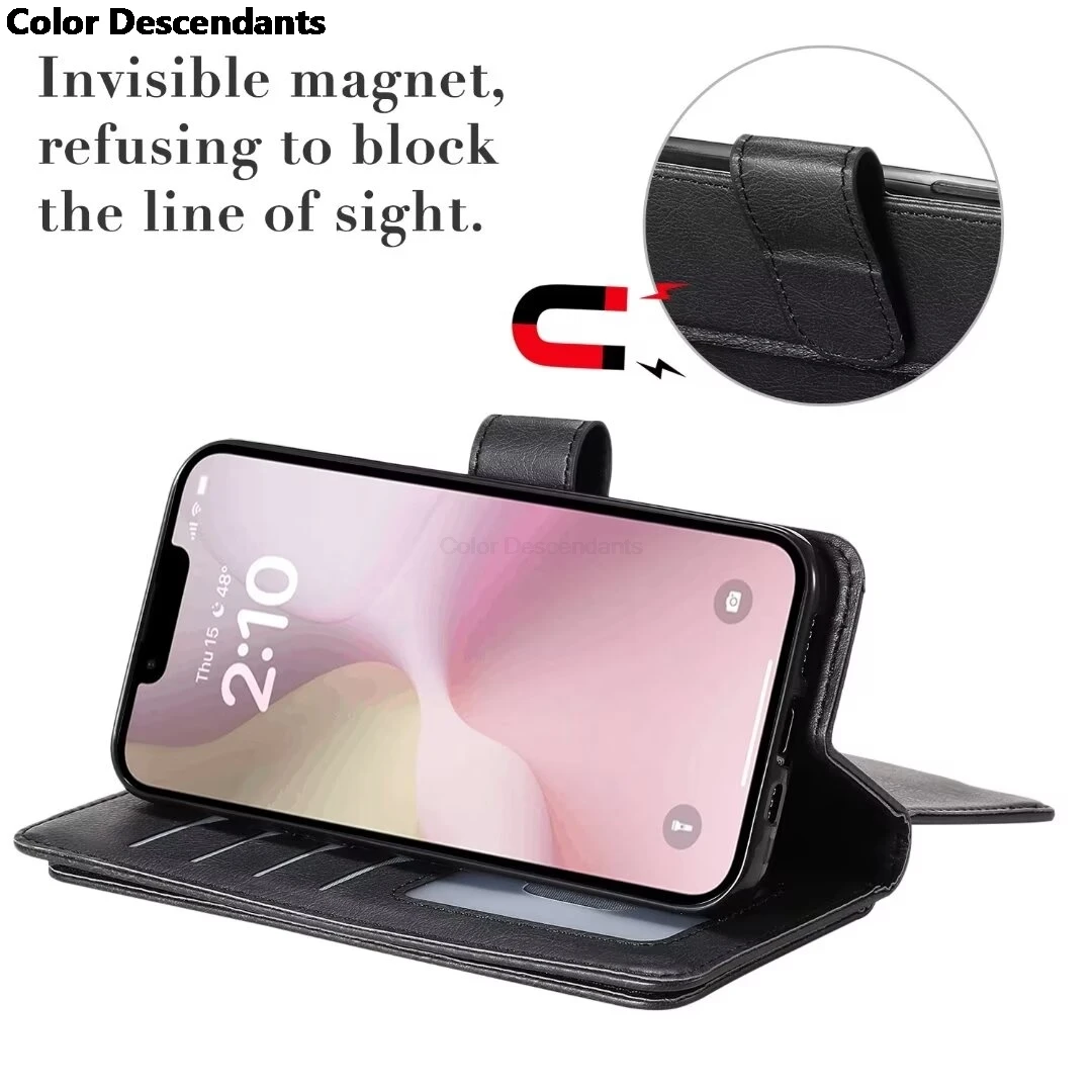 Кожаный чехол-кошелек с откидной крышкой для телефона Sony Xperia 1 ii 5 10 iv