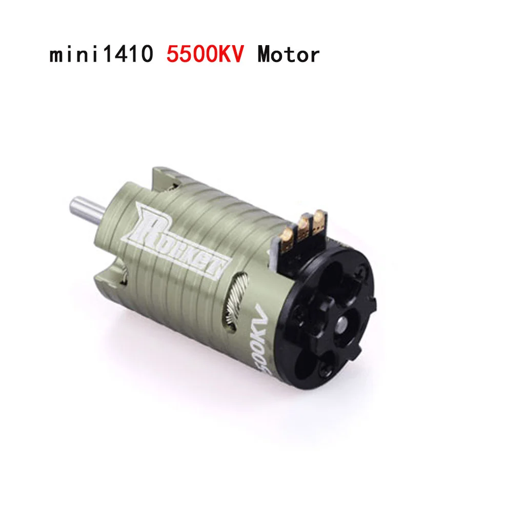 Rocket MINI 1410 1/24 кв 1/28 кв 1/32 кв бесщеточный двигатель 18A ESC для Kyosho Mr03 Pro Atomic DRZ Радиоуправляемый автомобиль