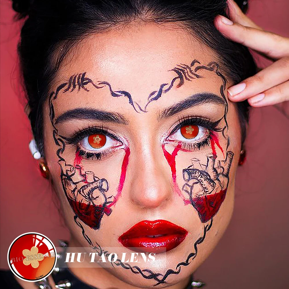 Био-эссенция 1 пара контактных линз для глаз Косплей Аниме аксессуары Хэллоуин