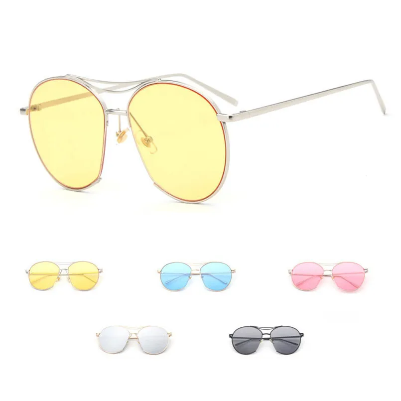 

Модные солнцезащитные очки для женщин и мужчин, дизайнерские овальные очки с металлической оправой, защита UV400, винтажные очки Oculos De Sol