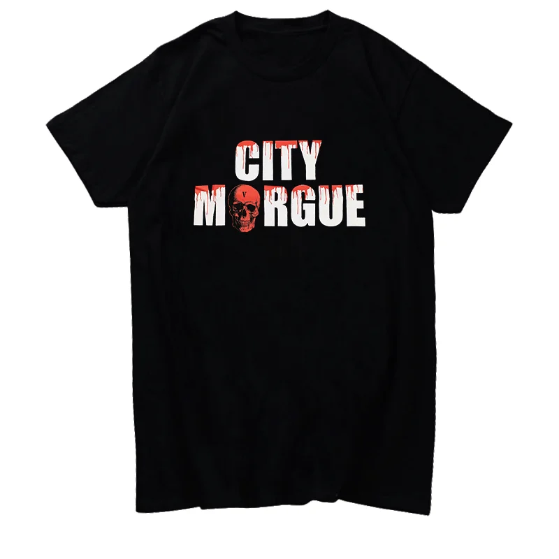 

Fashion t shirt for men City Morgue Dogs II Oversized short sleeve t-shirts graphic t shirts Summer Harajuku Men's clothing