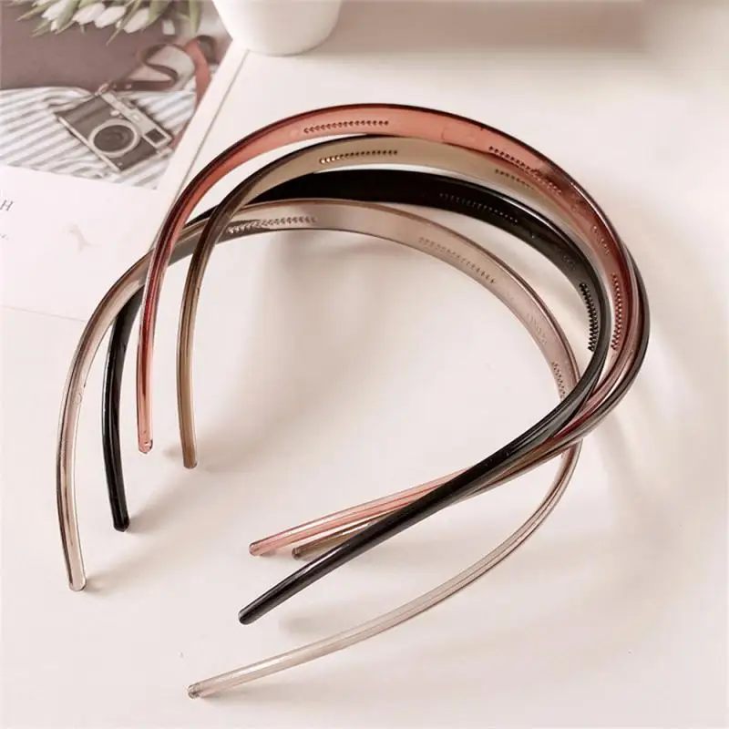 Обруч для волос женский акриловый модная Нескользящая повязка на голову с