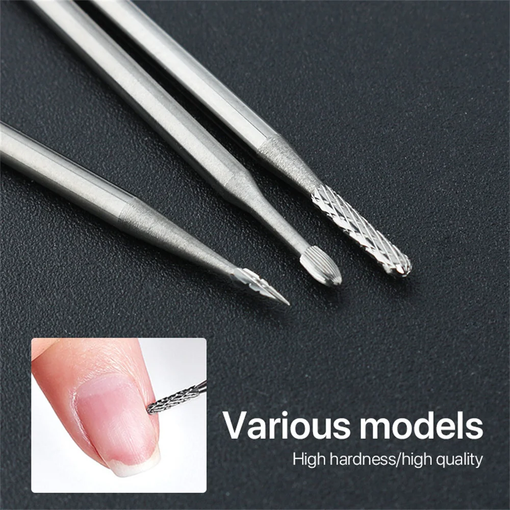 

Professional Nail Bit 3/32'' Safety Carbide Cuticle Clean Mills Cutter Under Nail Cleaner for Cuticle Dead Skin Nail Prepare