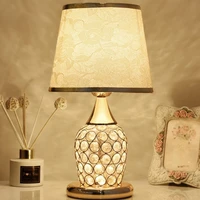 european style crystal table lamp ins simple modern bedroom warm romantic fashion creative decorative bedside lamp