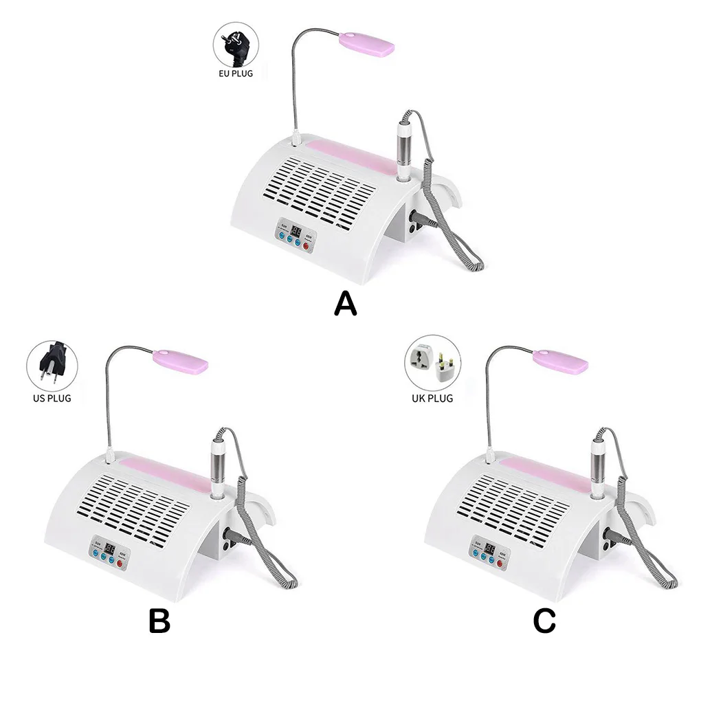 

Nail Polisher Nail Dryer Professional Multi-purpose Phototherapy Lamp Vacuum Cleaners Nail Art Tool Nail Dust Collector for Home