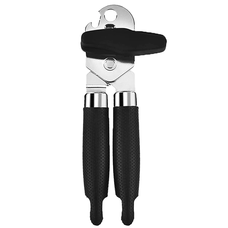 

Hand-Held Can Opener,Manual Can Opener,Ergonomic Smooth Edge Manual Bottle Opener And Can Opener,Including Peeler(1 PCS)