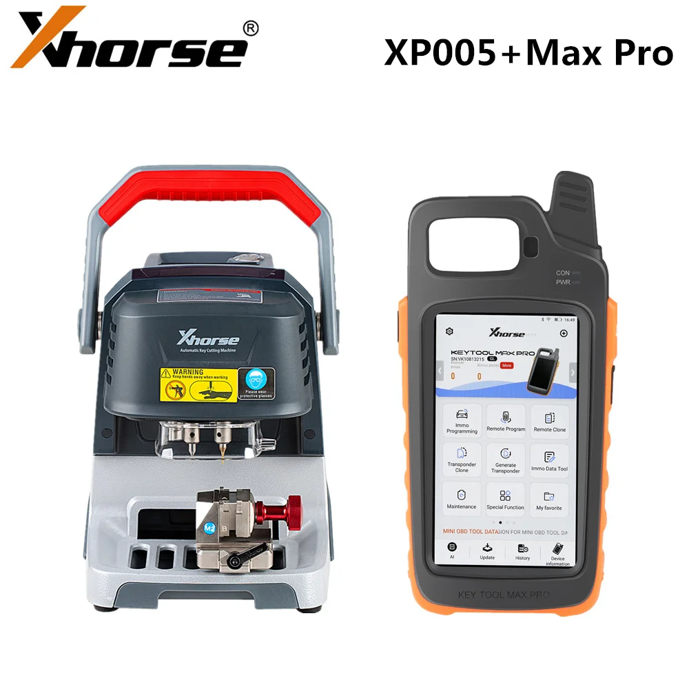 

Xhorse Dolphin XP005 Key Cutting Machine with VVDI Key Tool Max Pro
