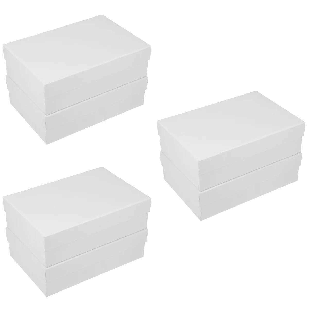 

6 pcs Kraft Paper Gift Box Present Box Valentine's Day Gift Box Flower Arrangement Box