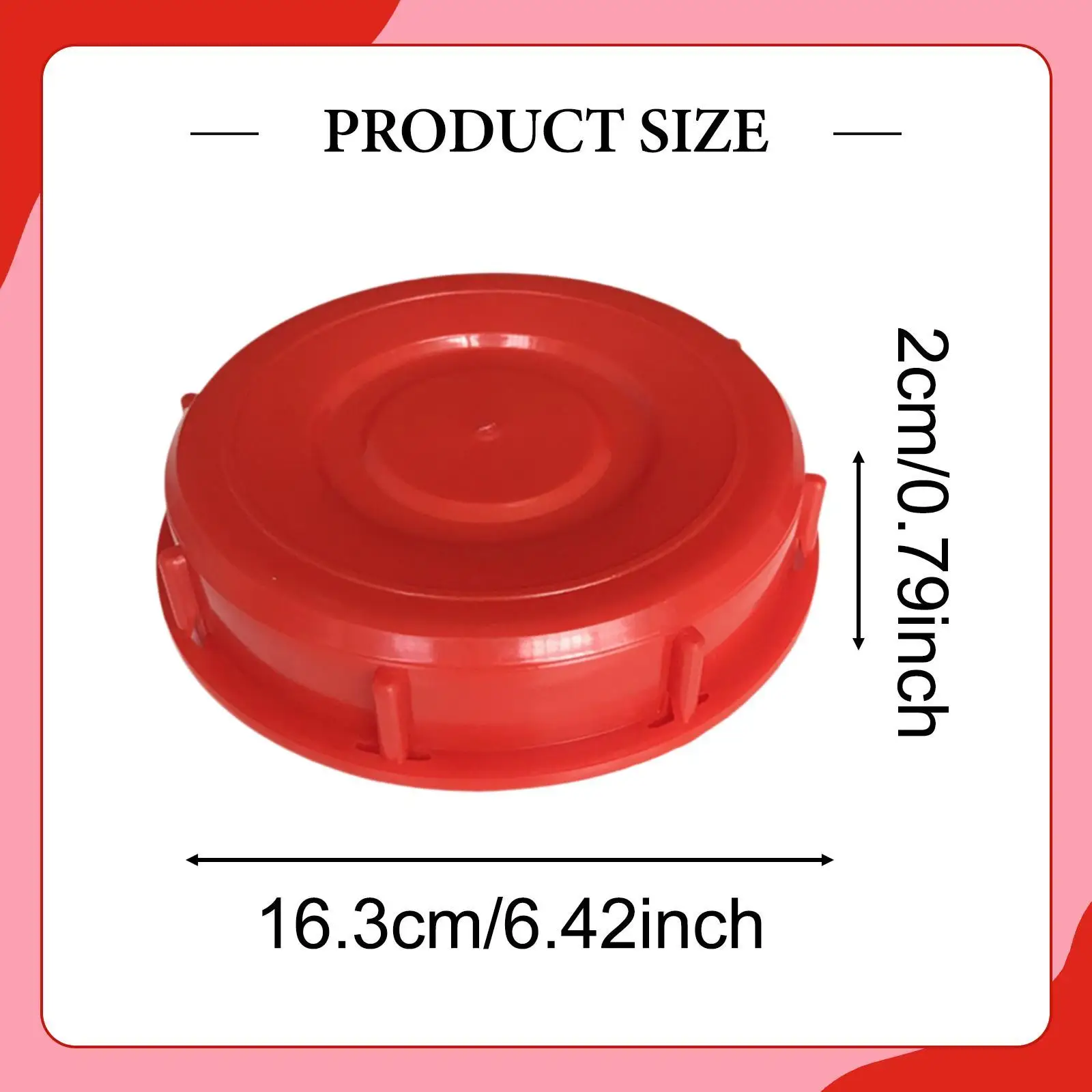 Фото Крышка для IBC-контейнера из HDPE, сверхпрочная, герметичная, с прокладкой, для промышленного использования №4
