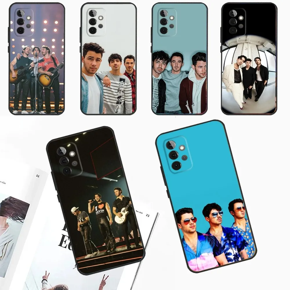 J-Jonas Band B-Brothers Phone Case For Samsung Galaxy A13 A21s A22 A31 A32 A52 A53 A71 A80 A91 Soft Black Cover