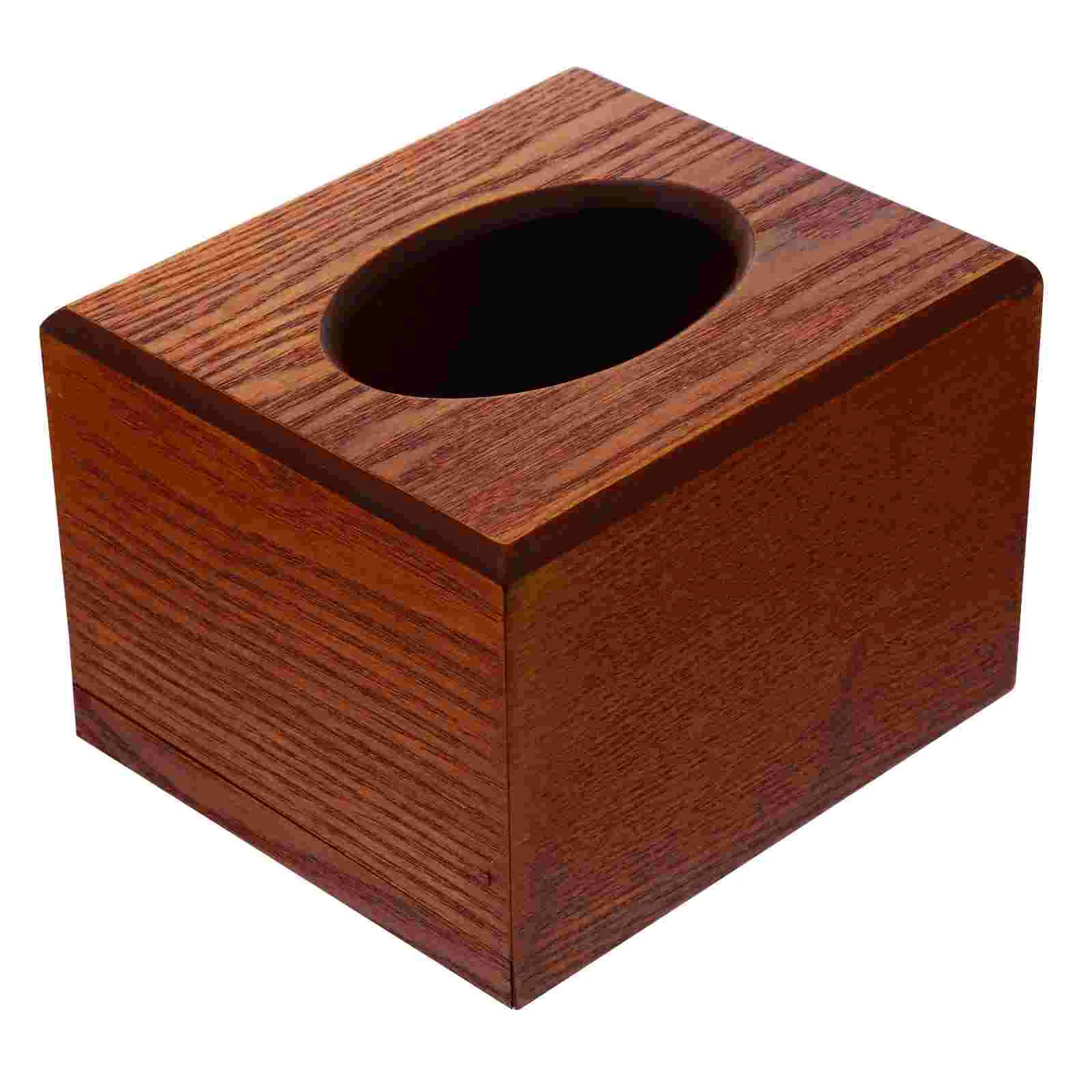 

1pc Storage Container Modern Useful Natural Desktop Container Tissue Box Napkin Case for Home