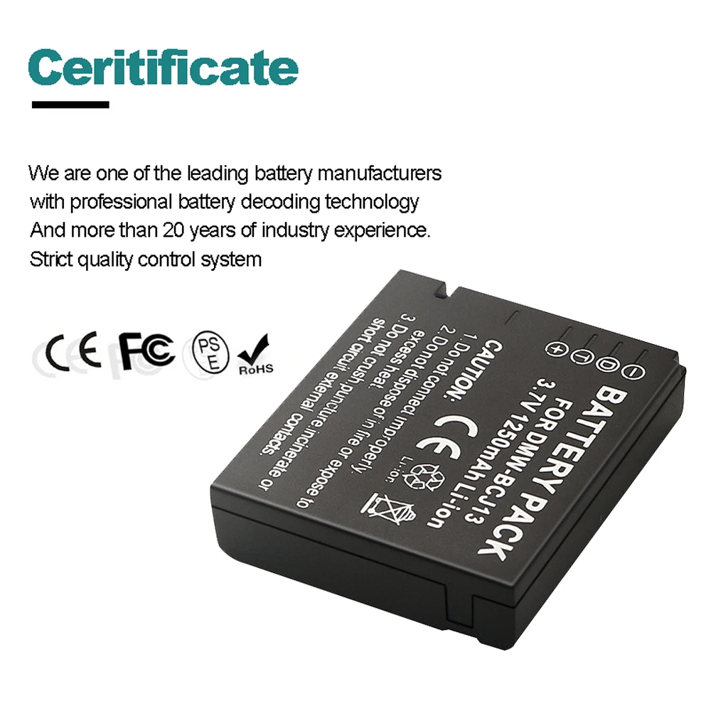 Аккумулятор для Leica D-LUX 5 6 D-lux5 D-lux6