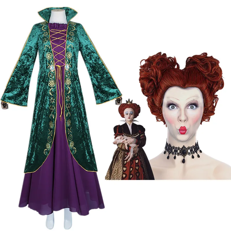 

Halloween Winifred Dress Women Cosplay Costumes Witch Sorceress