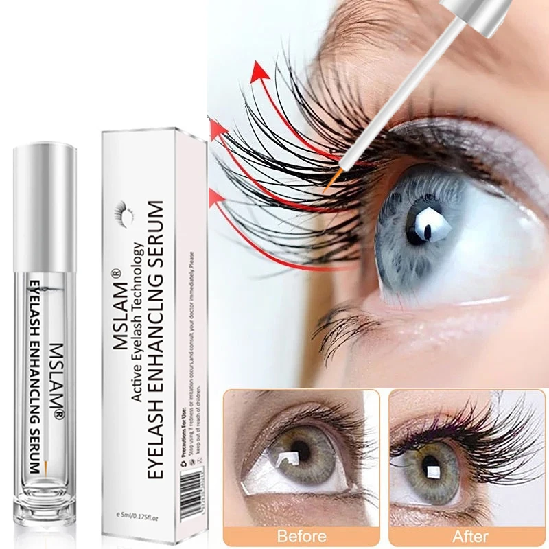 Eyelash Growth Serum Eyelashes Eyebrow Enhancer Nourishing Lengthening Fuller Thicker Lashes Treatment Eyelashes Care Cosmetics