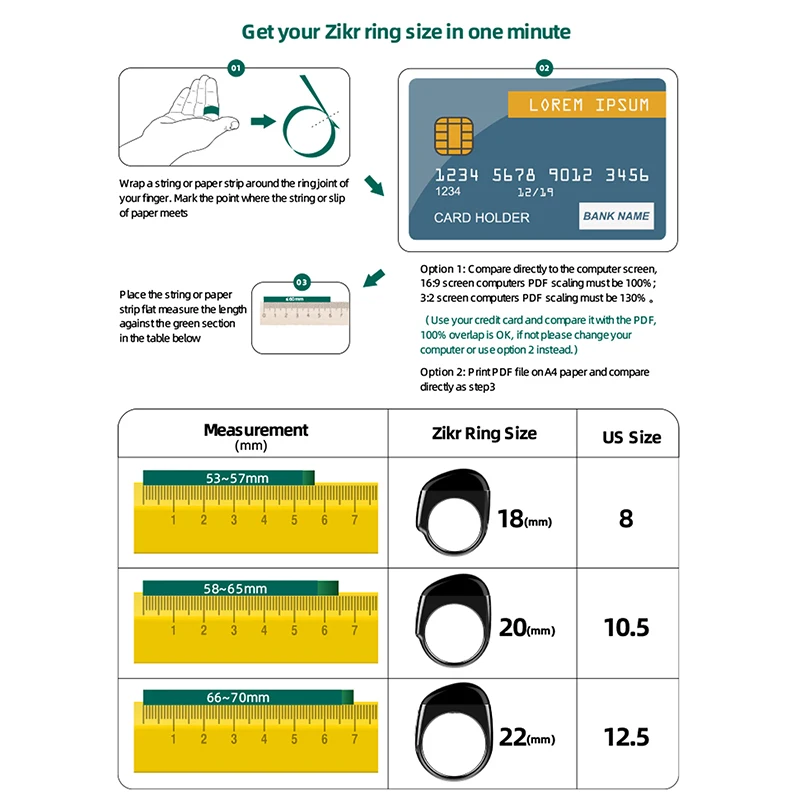 Пластиковый счетчик Equantu Zikr мусульманское умное кольцо QB702 с функцией будильника