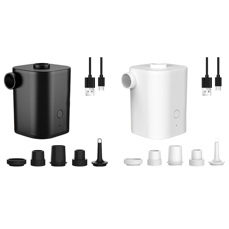 

NEW-Outdoor Mini Air Pump Camping Portable Electric Inflator USB Charging For Pillow Swimming Ring Inflatable Boat
