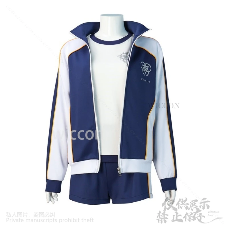 Аниме игра синий архив косплей Iochi Mari Cos школьная форма футболка куртка шорты