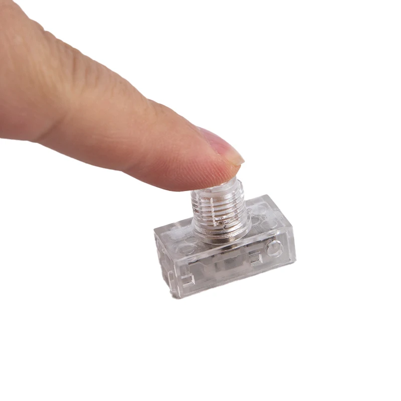 

1 шт. электрические фитинги для ламп с маленьким женским кнопочным переключателем микро-движения