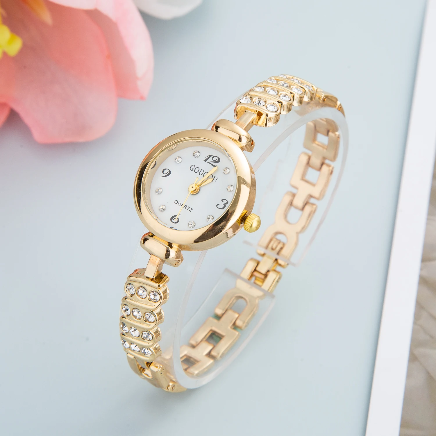 Luxury Designer Watch for Women 2023 New Jewelry Diamond Crystal Bracelet Watches for Womens Elegant Fashion Quartz Wristwatches