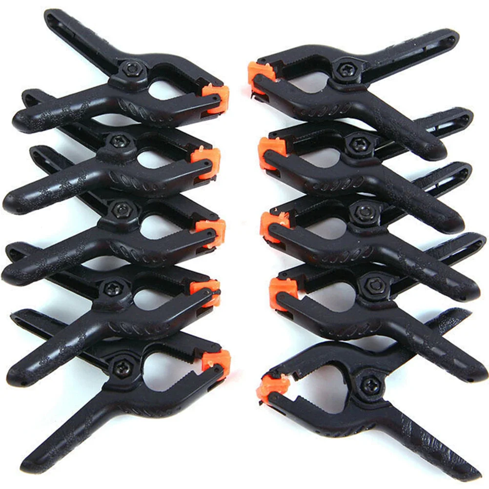 

5/10pcs 2inch Spring Clamps DIY Woodworking Tools Plastic Nylon Clamps For Woodworking Spring Clip Photo Studio Background
