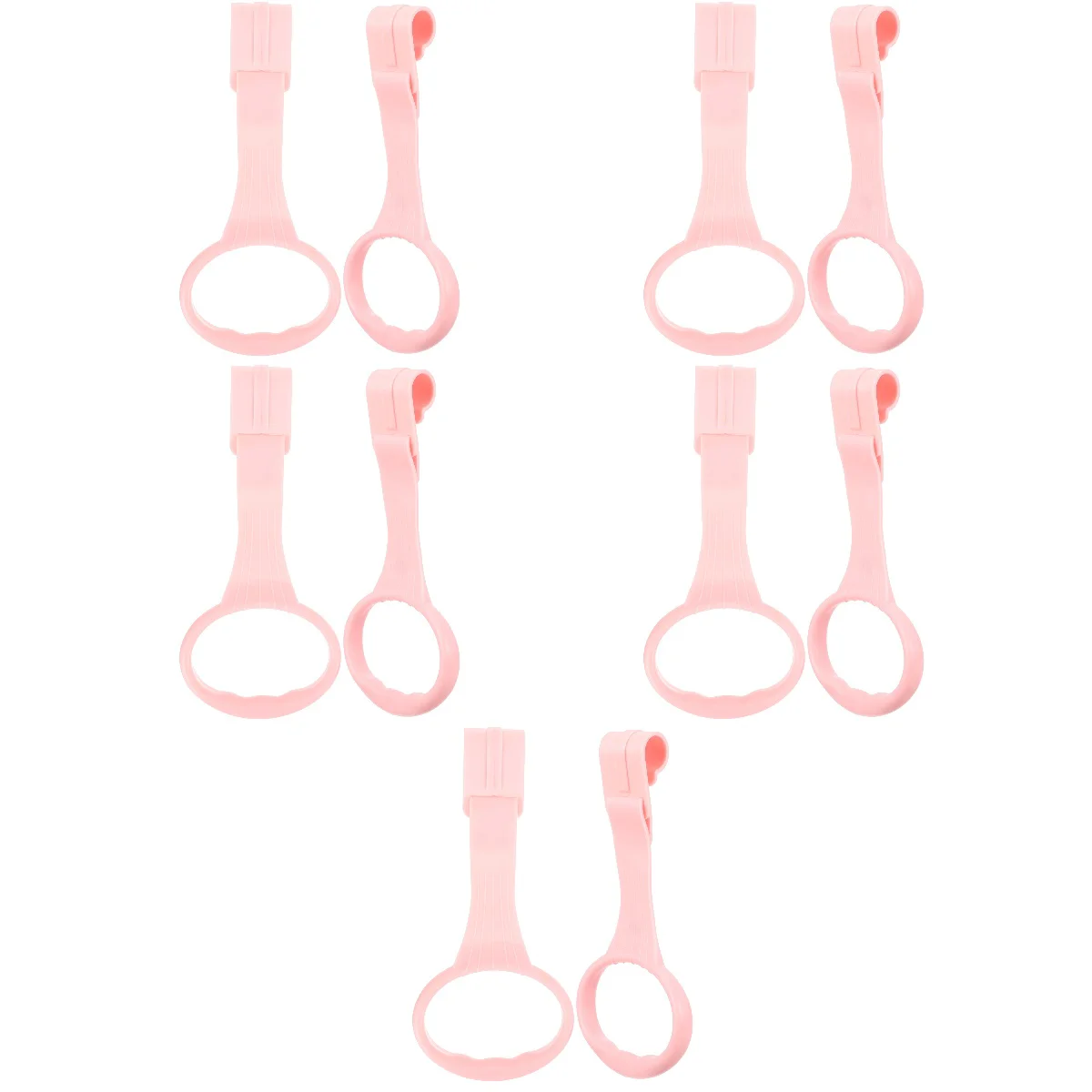 

5 Pairs Children's Bed Pull Ring Infant Cot Kids Walking Assistant Stand Rings Toddler Walker Crib Hanging Hand Baby Tools