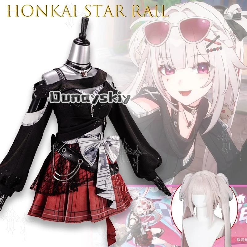 Фото Костюм для косплея KS*14 Honkai Star Rail Sparkle Sweet Dream Radio, полный комплект персонажа из игры, для комиксных и аниме-вечеринок, Хэллоуина, ролевых игр и сценических выступлений №2