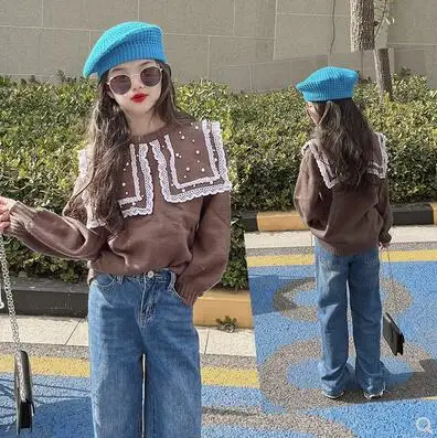 Милые брюки для девочек детские плотные теплые мальчиков зимние повседневные