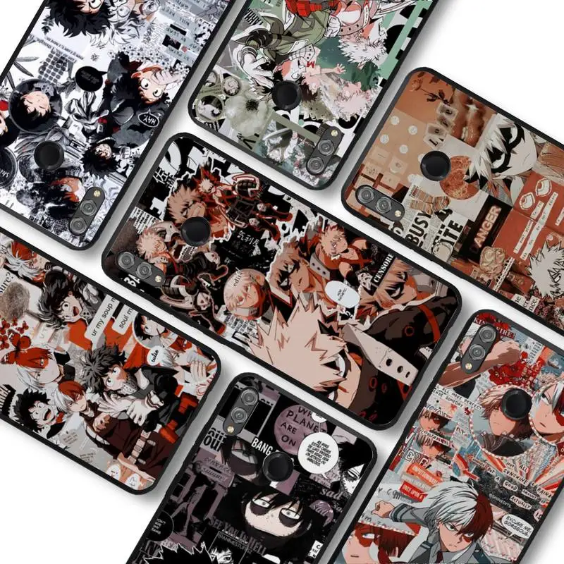 

My Hero Academia Manga Phone Case For Huawei honor 10Lite 10i 20 8x 10 Funda for Honor 9lite 9xpro Back Coque