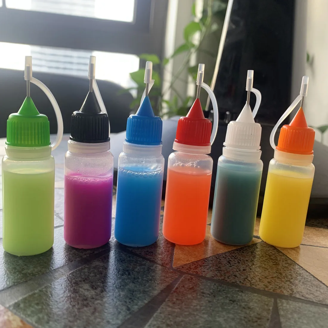 10 мл форма для эпоксидной смолы маленькие прокладки раскраски бутылки со шприцем