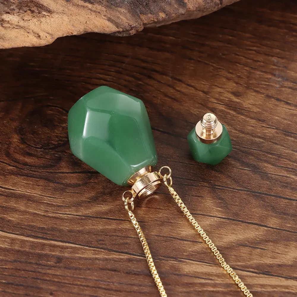 Новый натуральный розовый аметисты кварц тигровый глаз камень флакон духов