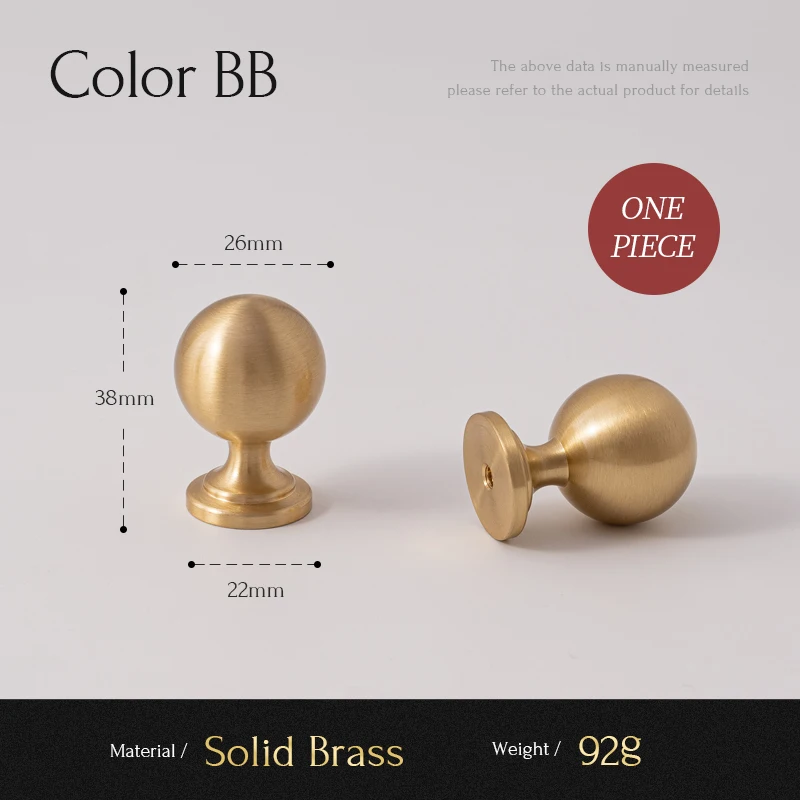 

Сантая Ручки для шкафов из латуни матовые