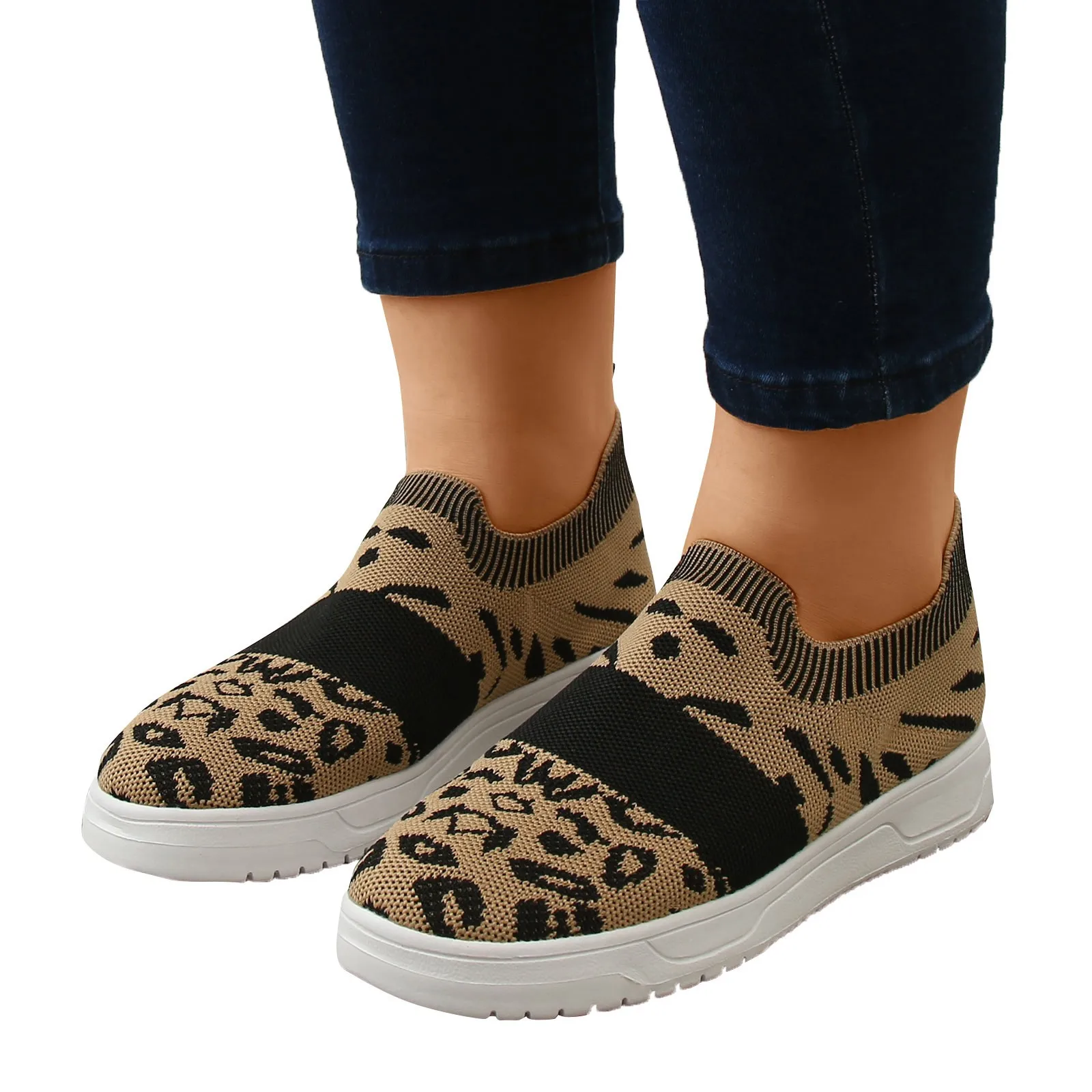 

Star Sneakers for Women Ladies Shoes Color Matching Fashion Mesh Lightweight Breathable Lace Up Flat Heel Casual Sneakers