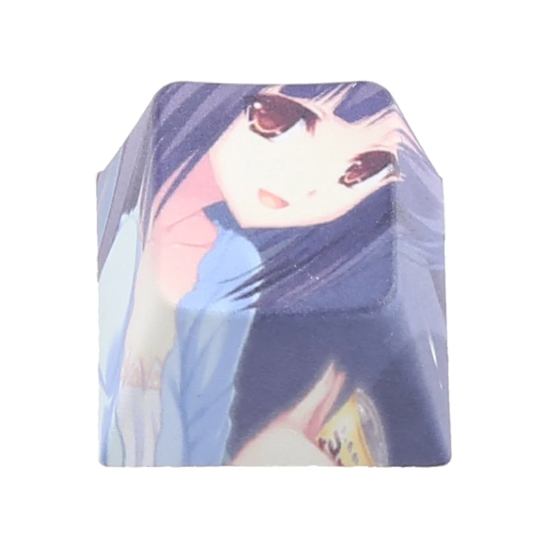 1 шт. колпачки для клавиш PBT с сублимационной печатью в виде вишневого профиля