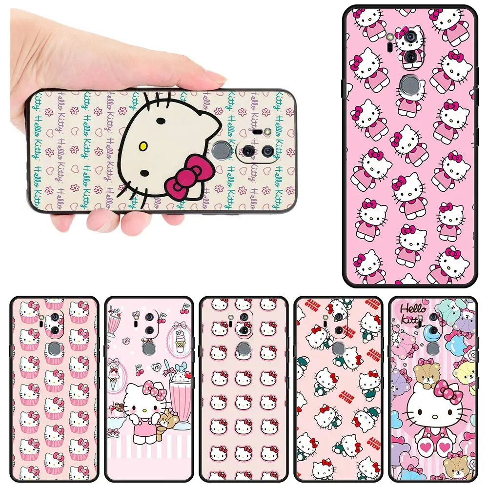 

Cute Hello Kitty Phone Case for LG K61 K41s G6 G7 K50 K50s K92 5G K52 K40s G8 K71 K40 K42 K51s K62 Q52 Q61 Cover Coque